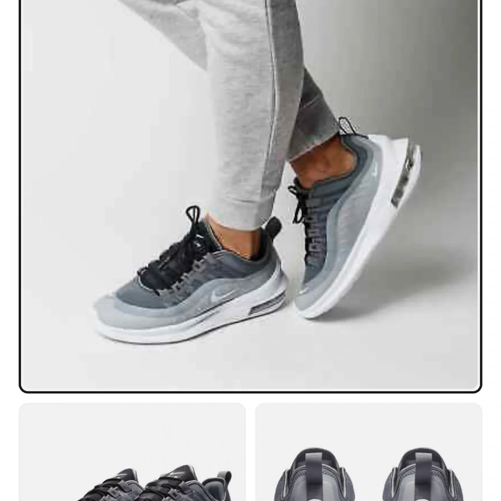 Nike Air Max Women's Athletic Shoes in Gray and Black with Light Teal Swoosh